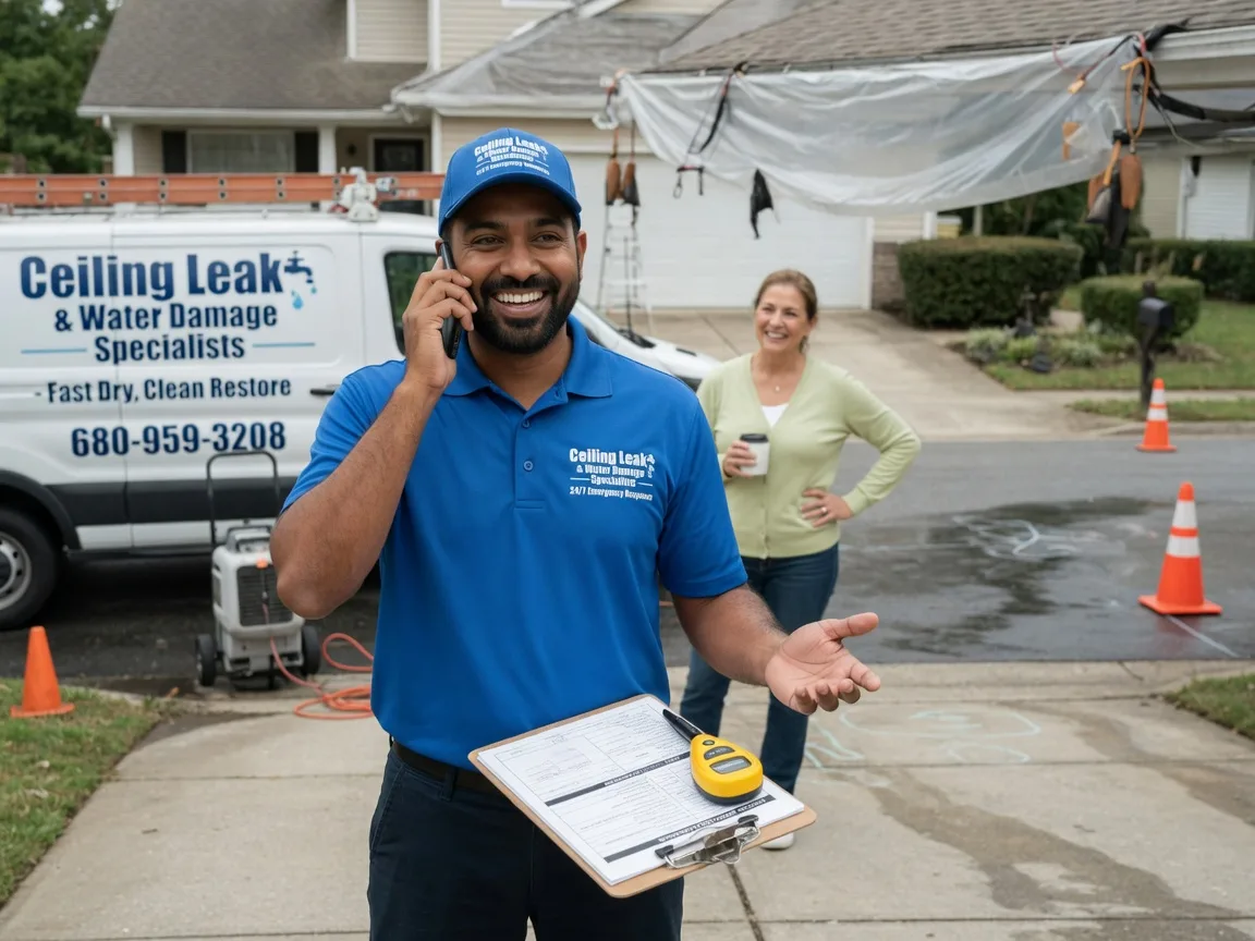Ceiling Leak Cleanup Quenemo, KS FAQs